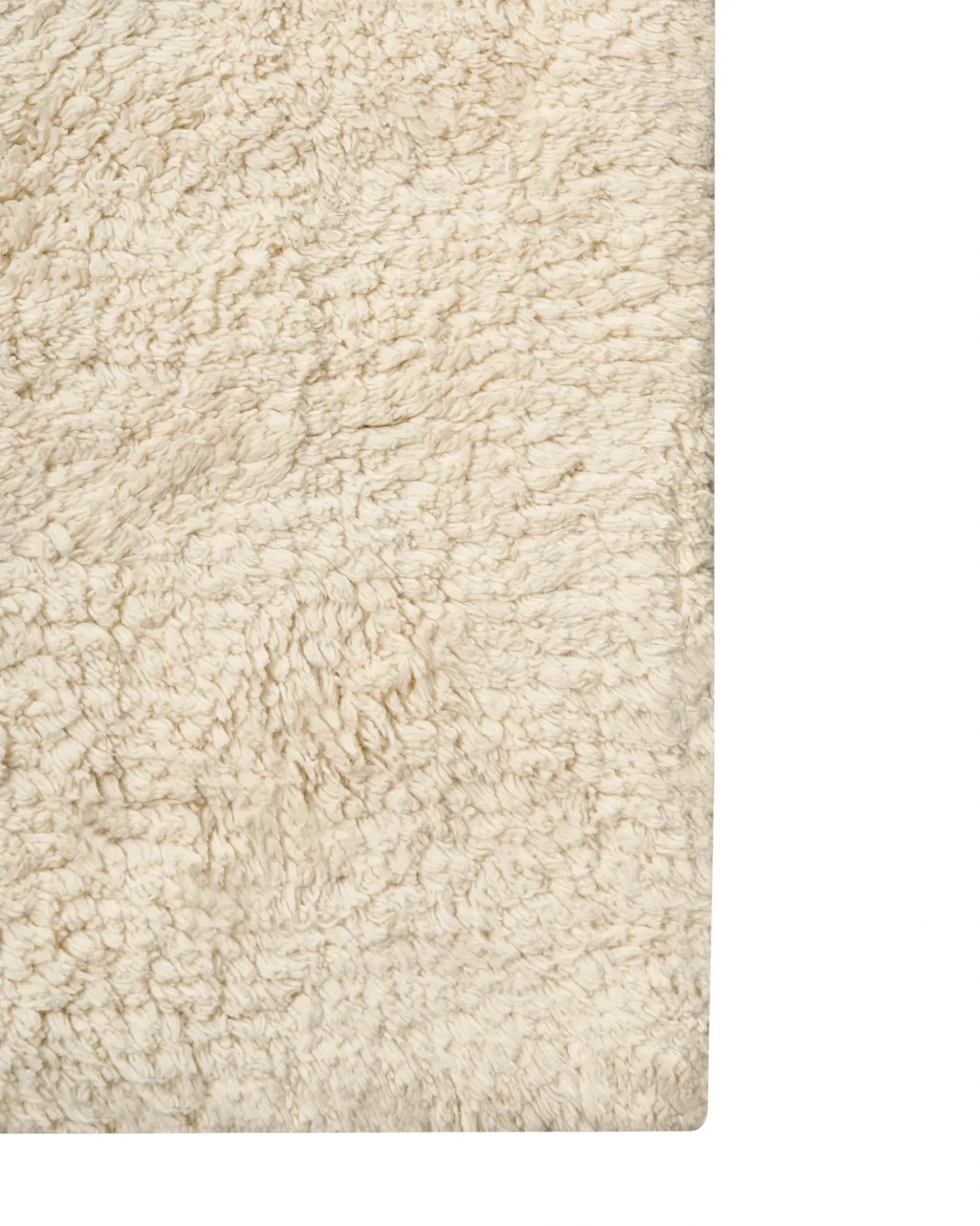 Bademåtte GOELA Cremehvid 60 x 90 cm Bomuld