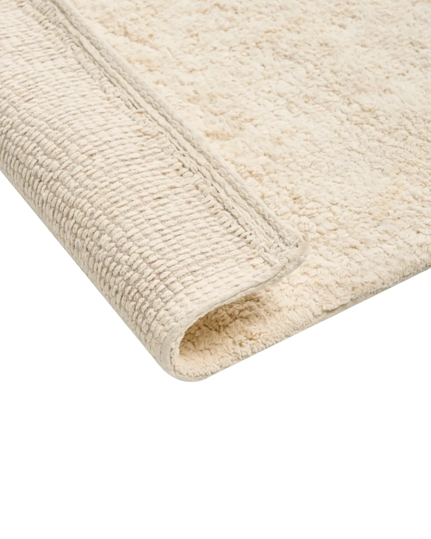 Bademåtte GOELA Cremehvid 60 x 90 cm Bomuld