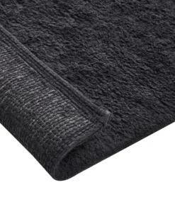 Bademåtte GOELA Sort 60 x 90 cm Bomuld