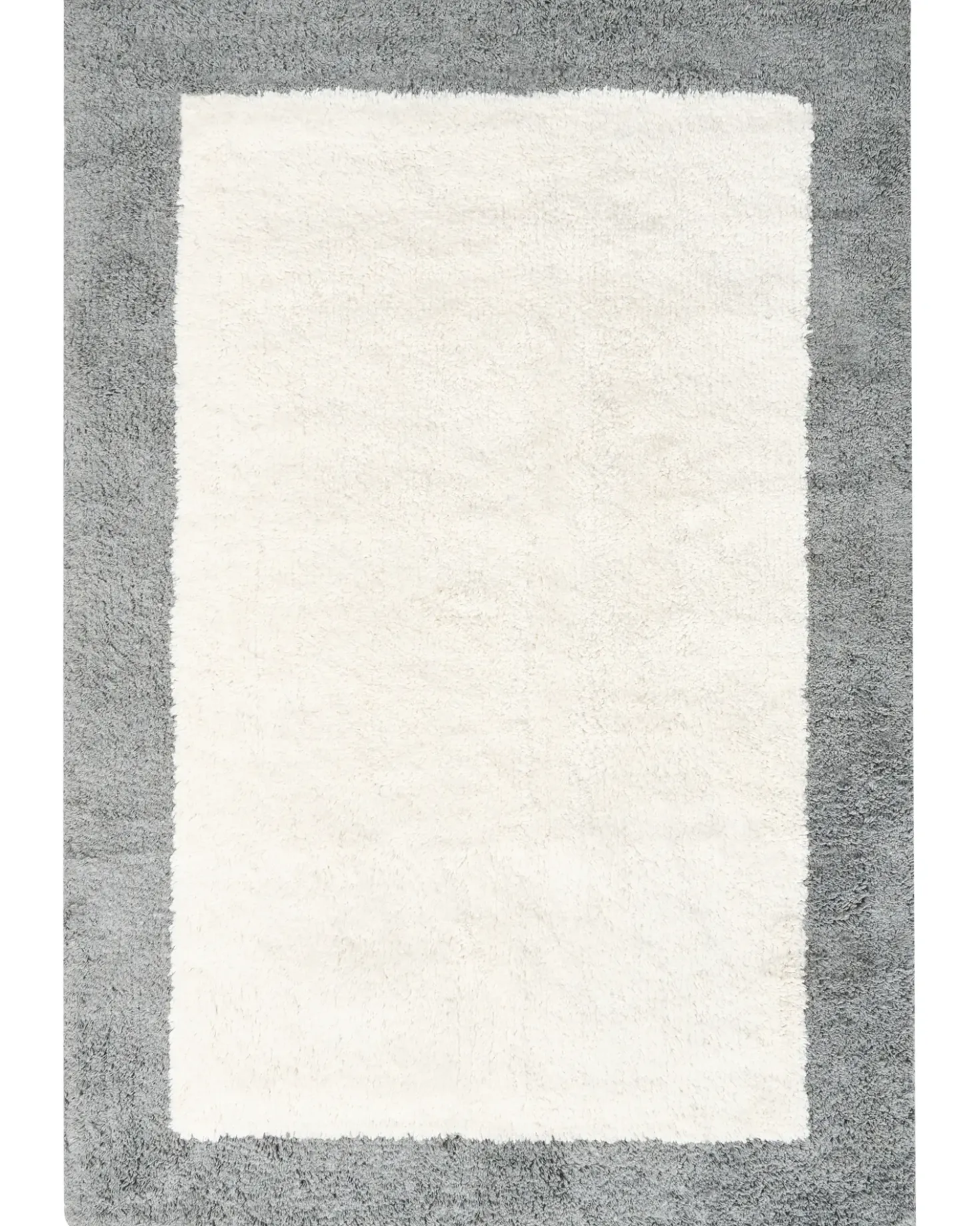 Bademåtte KABRI Grå/beige 60 x 90 cm Bomuld