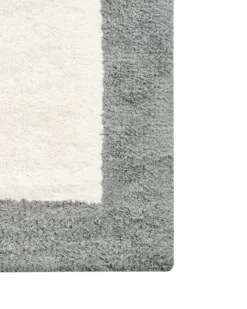 Bademåtte KABRI Grå/beige 60 x 90 cm Bomuld