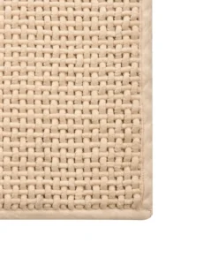 Bademåtte KARAD Beige 60 x 90 cm Bomuld