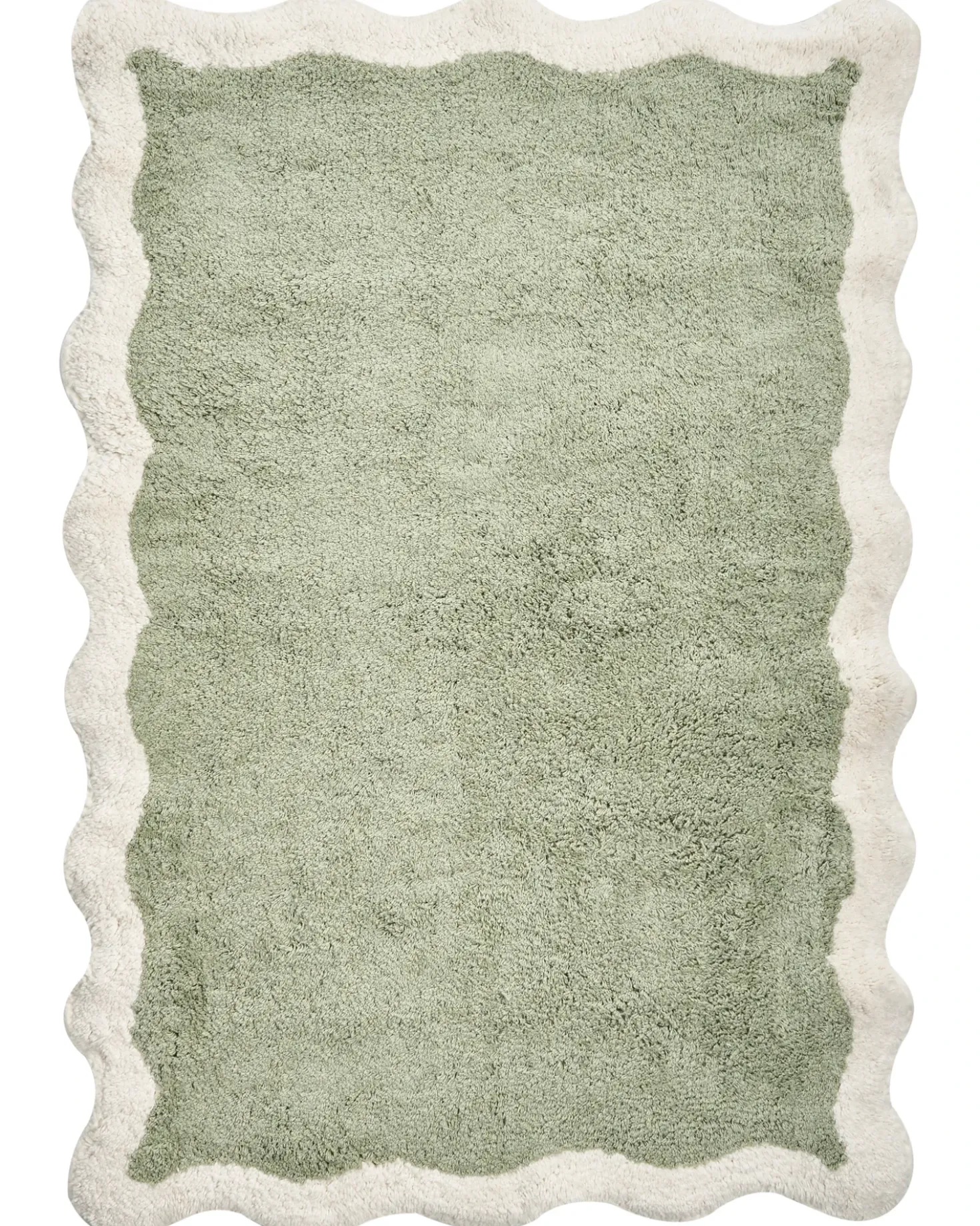 Bademåtte NANGAL Grøn 60 x 90 cm Bomuld