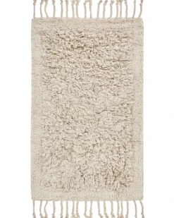 Bademåtte OLTAN Beige 50 x 80 cm Bomuld
