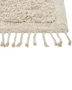 Bademåtte OLTAN Beige 50 x 80 cm Bomuld