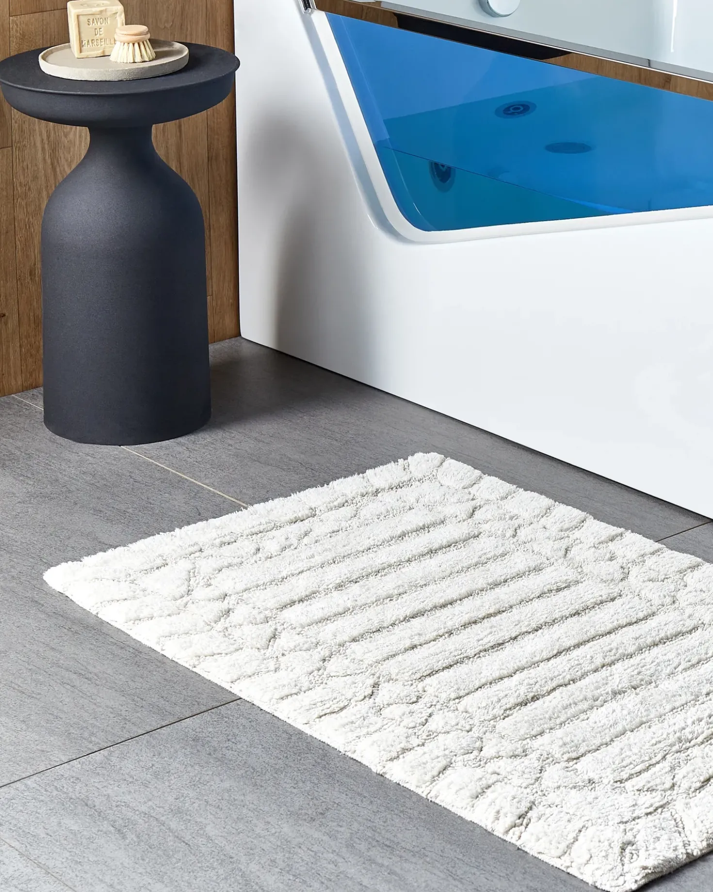 Bademåtte TEKKE Lys Beige 60 x 90 cm Bomuld