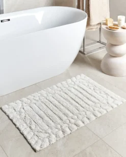 Bademåtte TEKKE Lys Beige 60 x 90 cm Bomuld