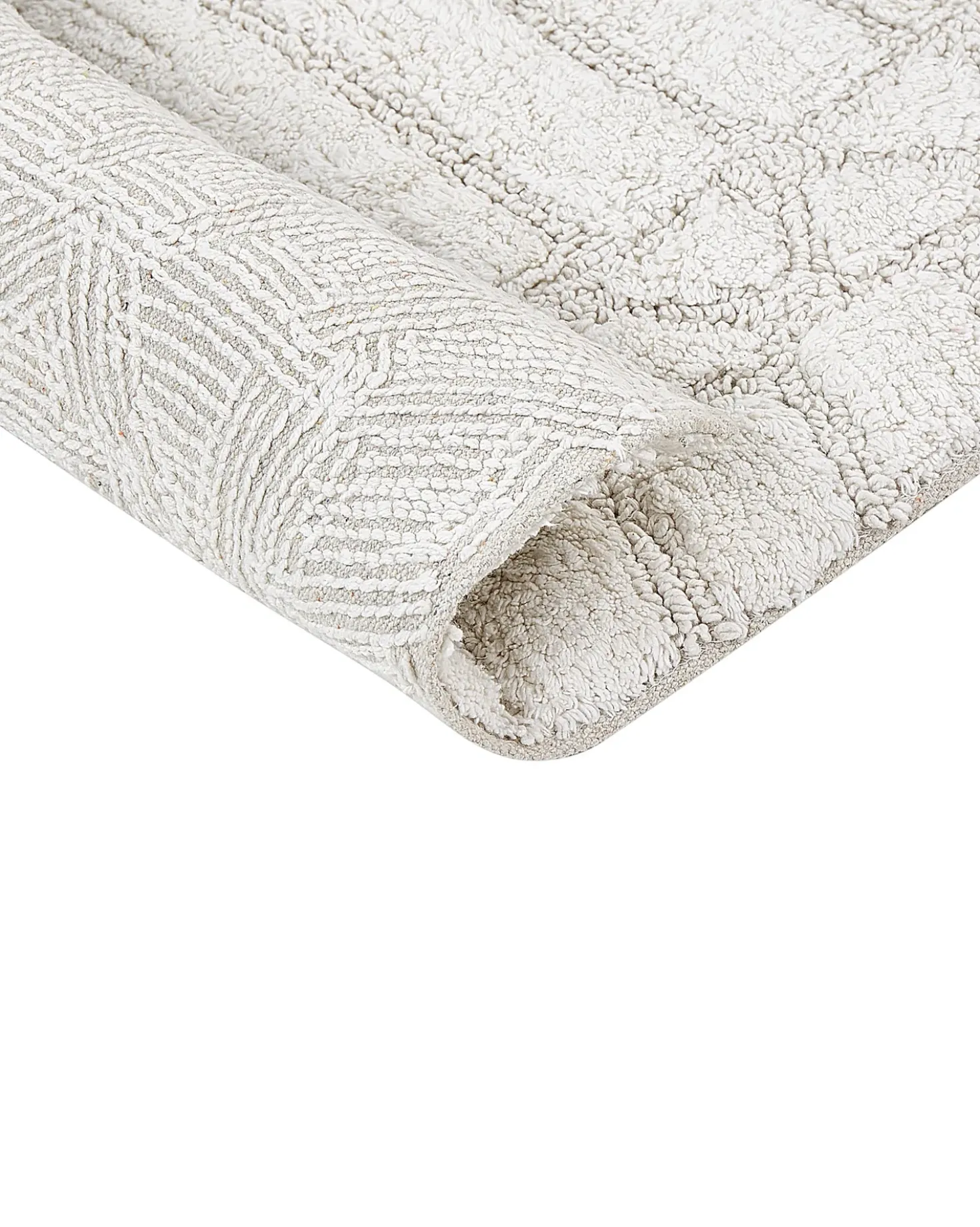 Bademåtte TEKKE Lys Beige 60 x 90 cm Bomuld