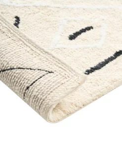 Bademåtte UNTLA Lys Beige 60 x 90 cm Bomuld