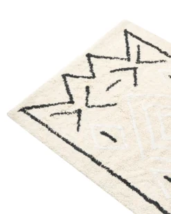 Bademåtte UNTLA Lys Beige 60 x 90 cm Bomuld