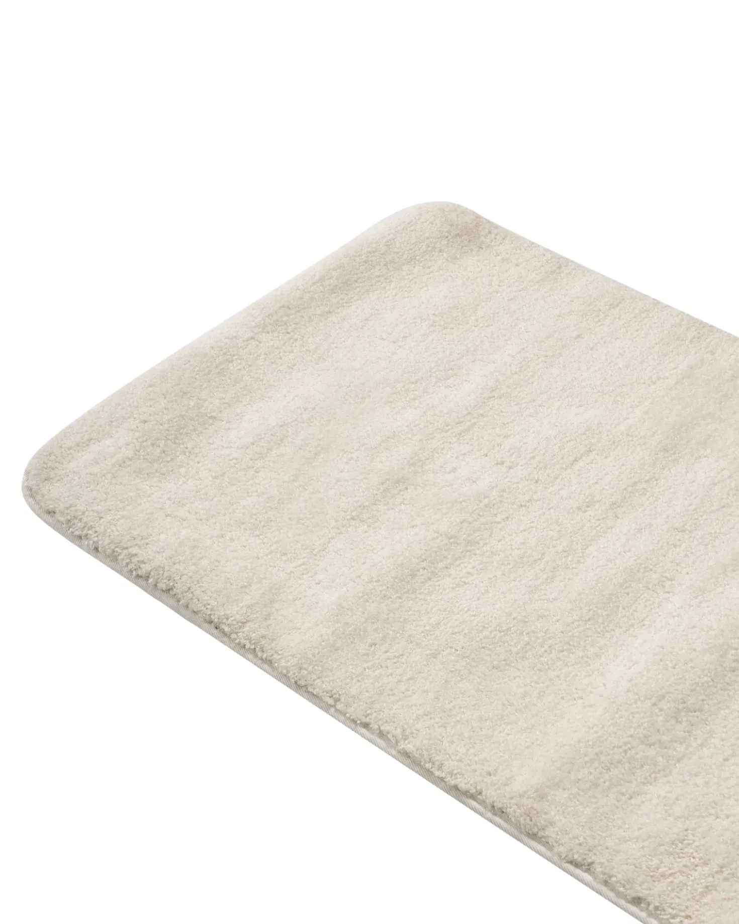 Bademåtte URLANA Cremehvid 60 x 90 cm Mikrofiber