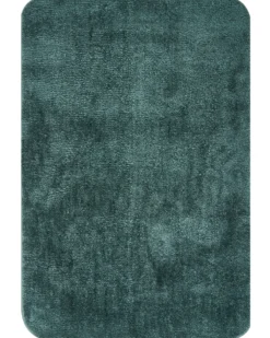 Bademåtte URLANA Mørkegrøn 60 x 90 cm Mikrofiber