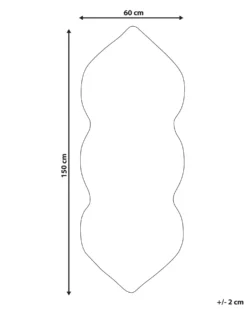 Bademåtte CANBAR Navy Blå 150 x 60 cm Bomuld
