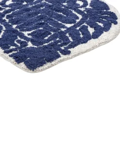 Bademåtte CANBAR Navy Blå 150 x 60 cm Bomuld