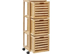 Badeværelsesskab SHAWNEE Bambus 32 cm Lysebrun