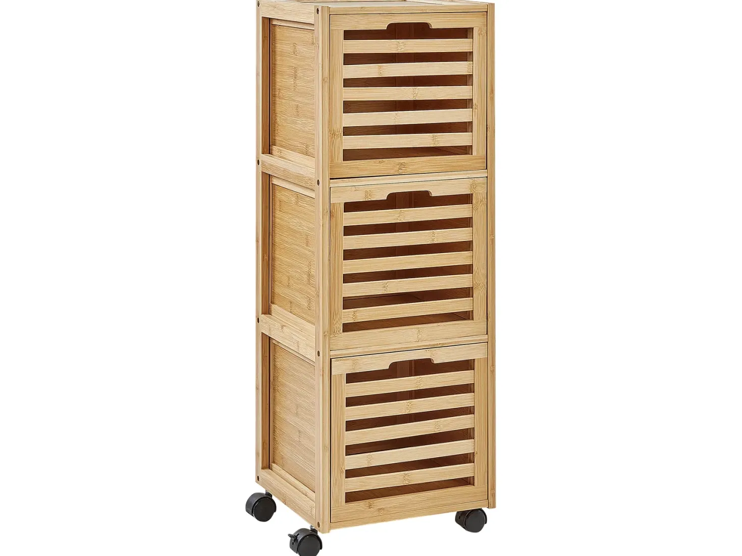Badeværelsesskab SHAWNEE Bambus 32 cm Lysebrun