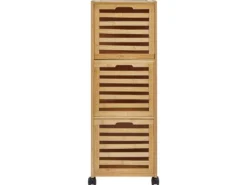 Badeværelsesskab SHAWNEE Bambus 32 cm Lysebrun