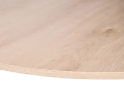 Barbord MORELLA Lysebrun/hvid 80 cm 80 cm