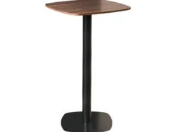Barbord MORELLA Sort/ mørkebrun 60 cm 60 cm
