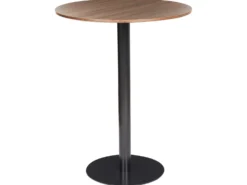 Barbord MORELLA Sort/ mørkebrun 80 cm 80 cm