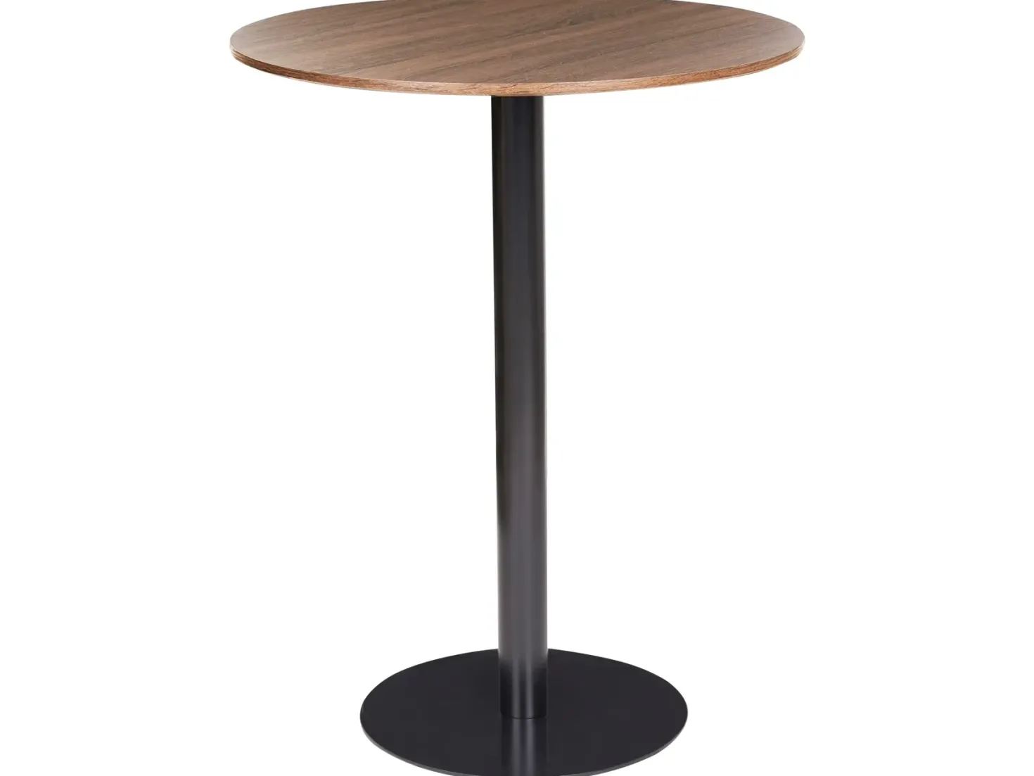 Barbord MORELLA Sort/ mørkebrun 80 cm 80 cm