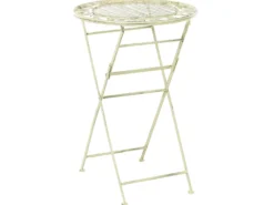 Barbord til have BIVIO 60 cm 60 cm Metal Lysegrøn