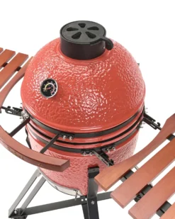 BBQ kulgrill KAMADO Keramik Rød