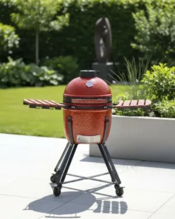 BBQ kulgrill KAMADO Keramik Rød