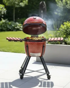 BBQ kulgrill KAMADO Keramik Rød