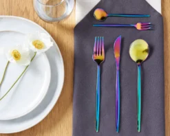 Bestiksæt med 30 dele RIGATONI Multifarvet