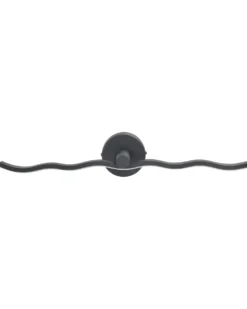 Billede og spejl LED-lys AILETTE Metal Sort