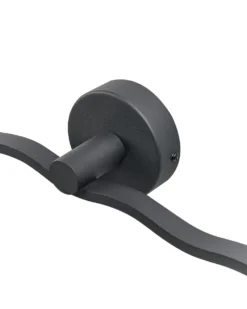 Billede og spejl LED-lys AILETTE Metal Sort