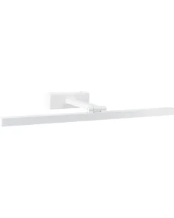 Billede og spejl LED-lys ARROS Metal Hvid