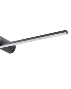 Billede og spejl LED-lys GABAS Metal Sort