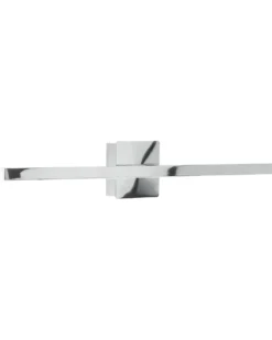 Billede og spejl LED-lys MARIZ Metal Sølv