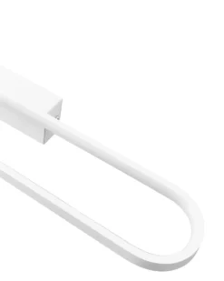 Billede og spejl LED-lys MIDOU Metal Hvid