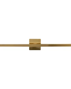 Billede og spejl LED-lys MARIZ Metal Guld