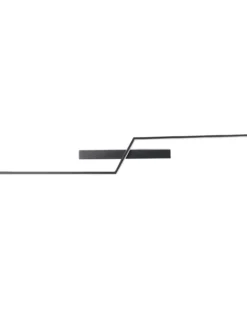 Billede og spejl LED-lys NOCEDA Metal Sort