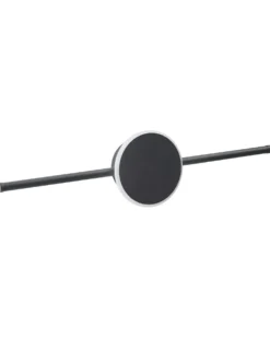 Billede og spejl LED-lys OTHAIN Metal Sort