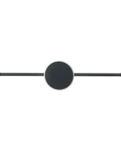 Billede og spejl LED-lys OTHAIN Metal Sort