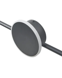 Billede og spejl LED-lys OTHAIN Metal Sort