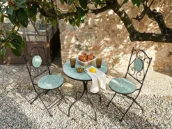 Bistro bord ANAPO 60 cm 60 cm Metal Sort