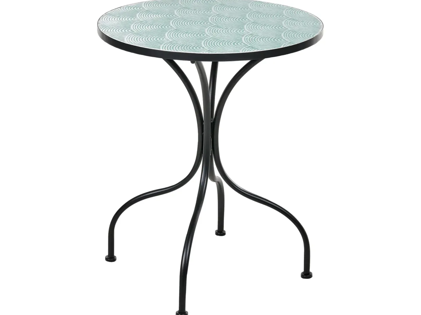Bistro bord ANAPO 60 cm 60 cm Metal Sort