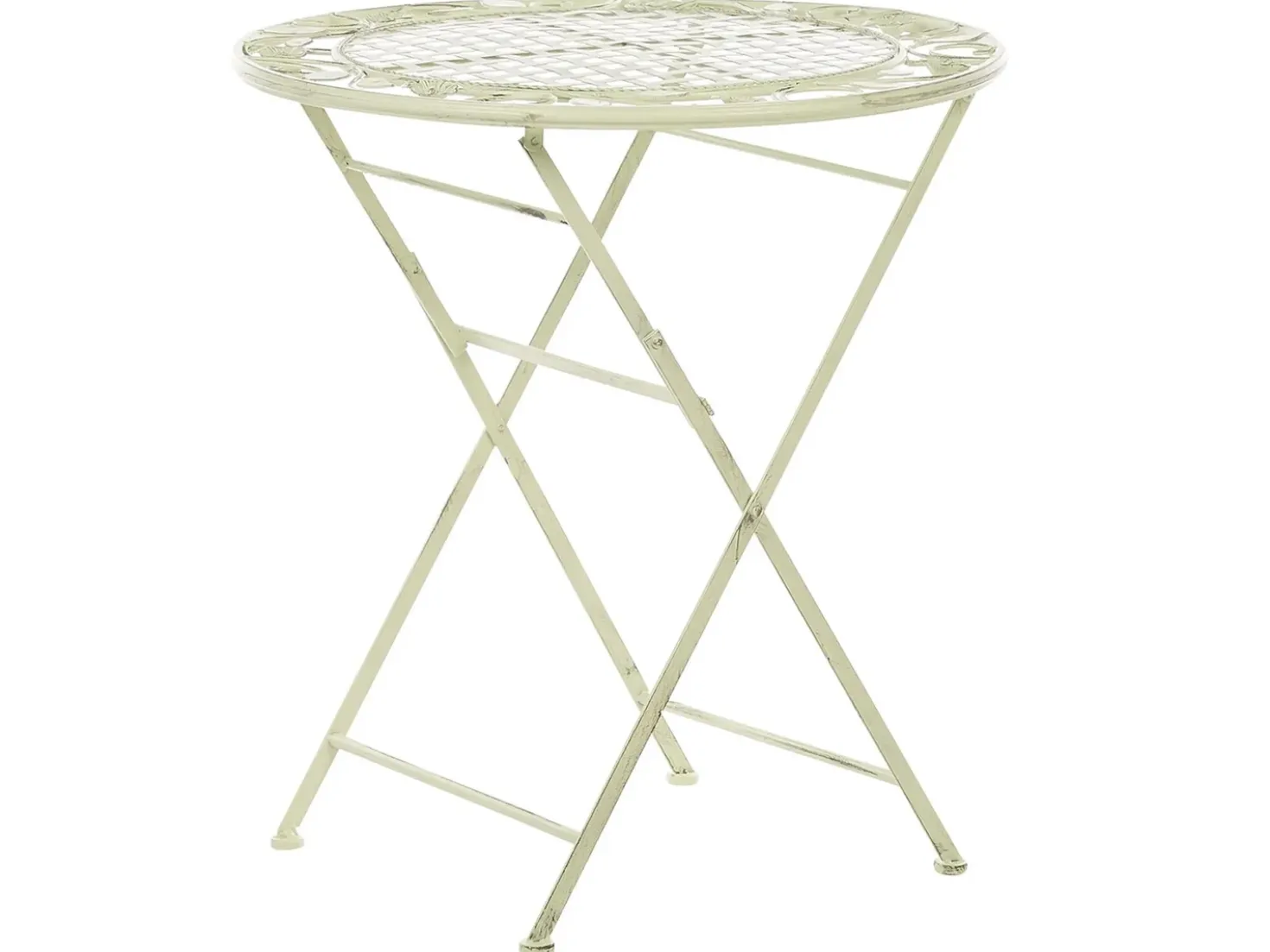Bistro bord BIVIO 70 cm 70 cm Metal Lysegrøn