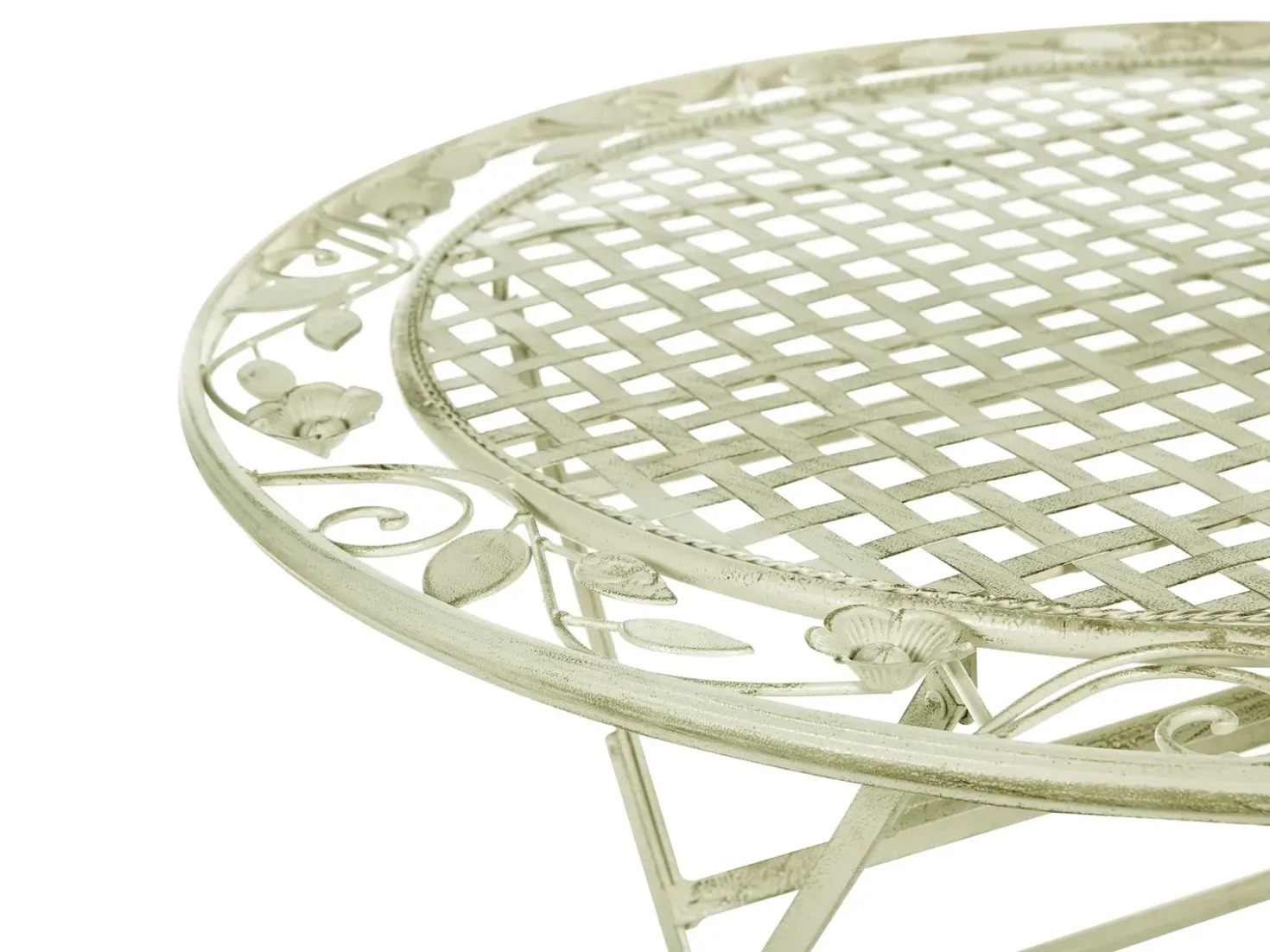Bistro bord BIVIO 70 cm 70 cm Metal Lysegrøn