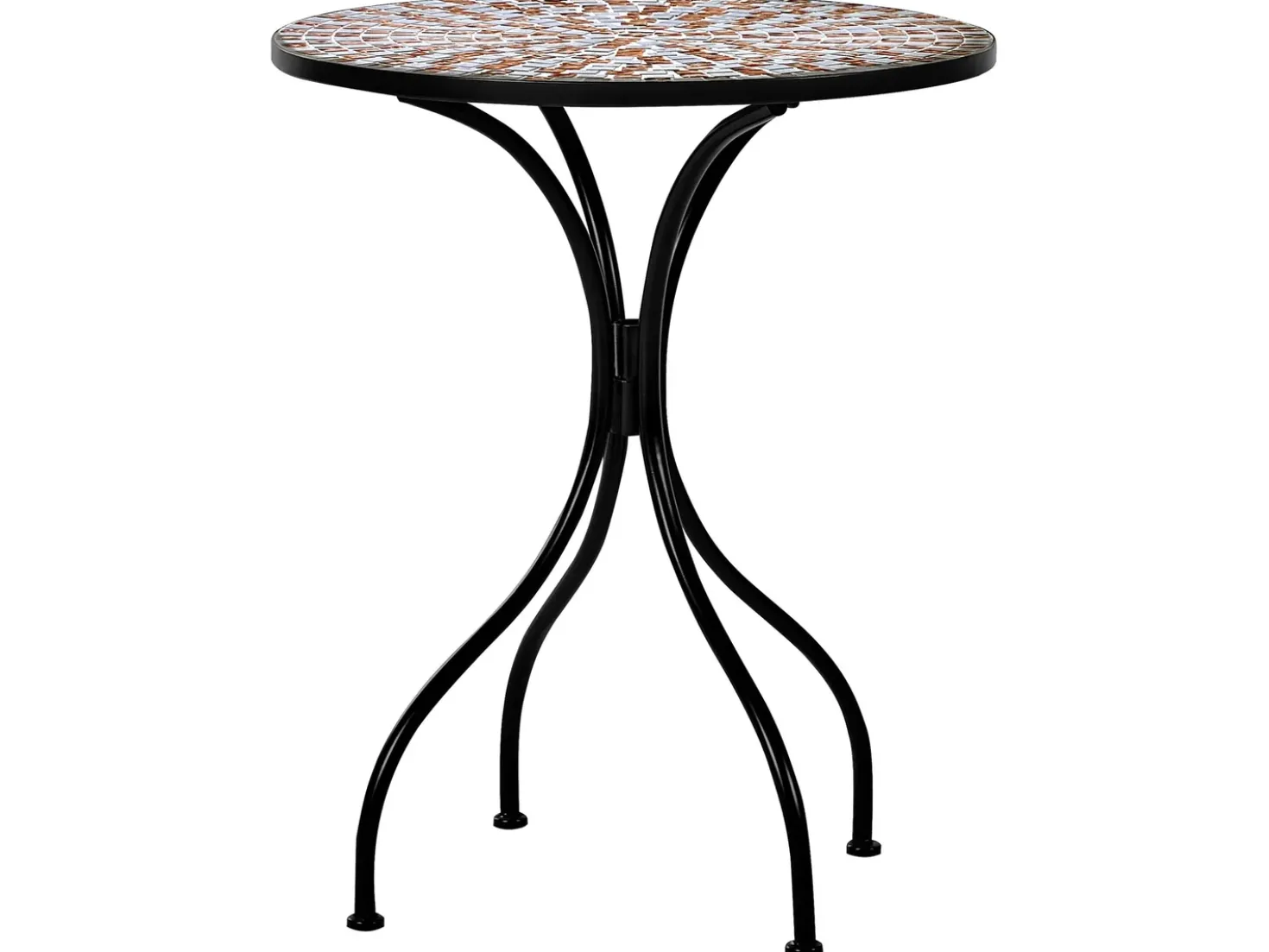 Bistro bord CARPINO 60 cm 60 cm Sort