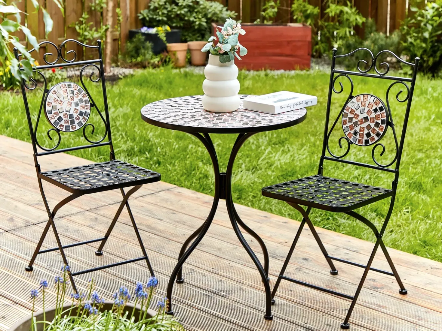 Bistro bord CARPINO 60 cm 60 cm Sort