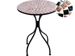 Bistro bord CARPINO 60 cm 60 cm Sort