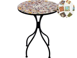 Bistro bord CASARIO 60 cm 60 cm Sort