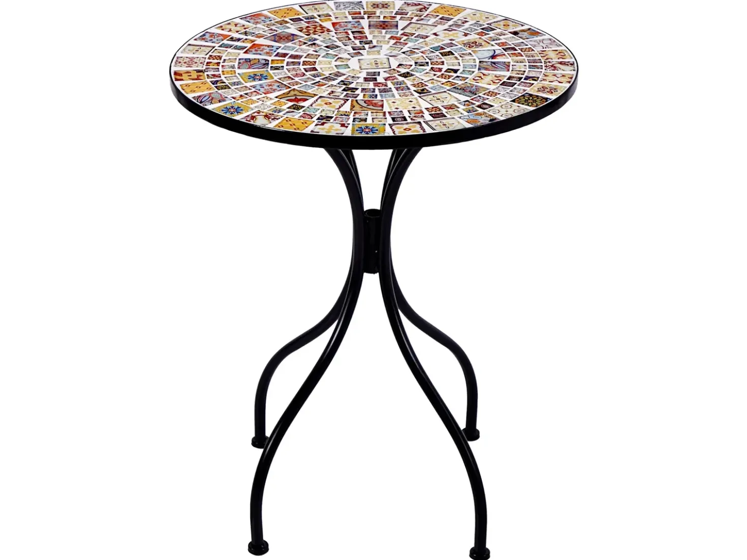Bistro bord CASARIO 60 cm 60 cm Sort